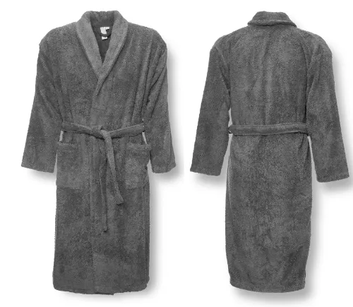 100% EGYPTIAN COTTON TERRY TOWELING BATHROBE DRESSING GOWN UNISEX SHAWL BATHROBE