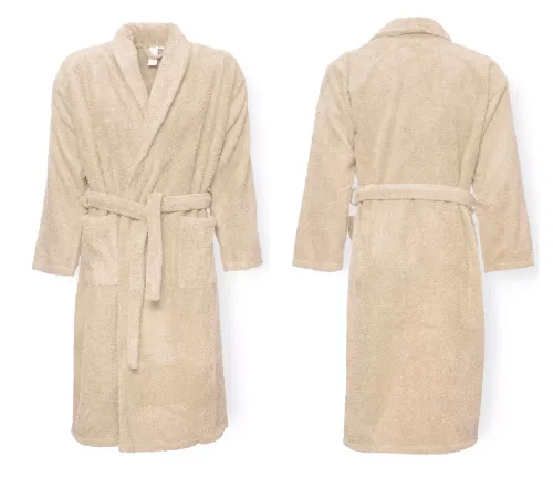 100% EGYPTIAN COTTON TERRY TOWELING BATHROBE DRESSING GOWN UNISEX SHAWL BATHROBE