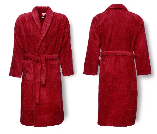 100% EGYPTIAN COTTON TERRY TOWELING BATHROBE DRESSING GOWN UNISEX SHAWL BATHROBE