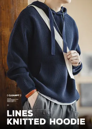 American Workwear Clean Fit Knitted Pit Strip Men's Sweater