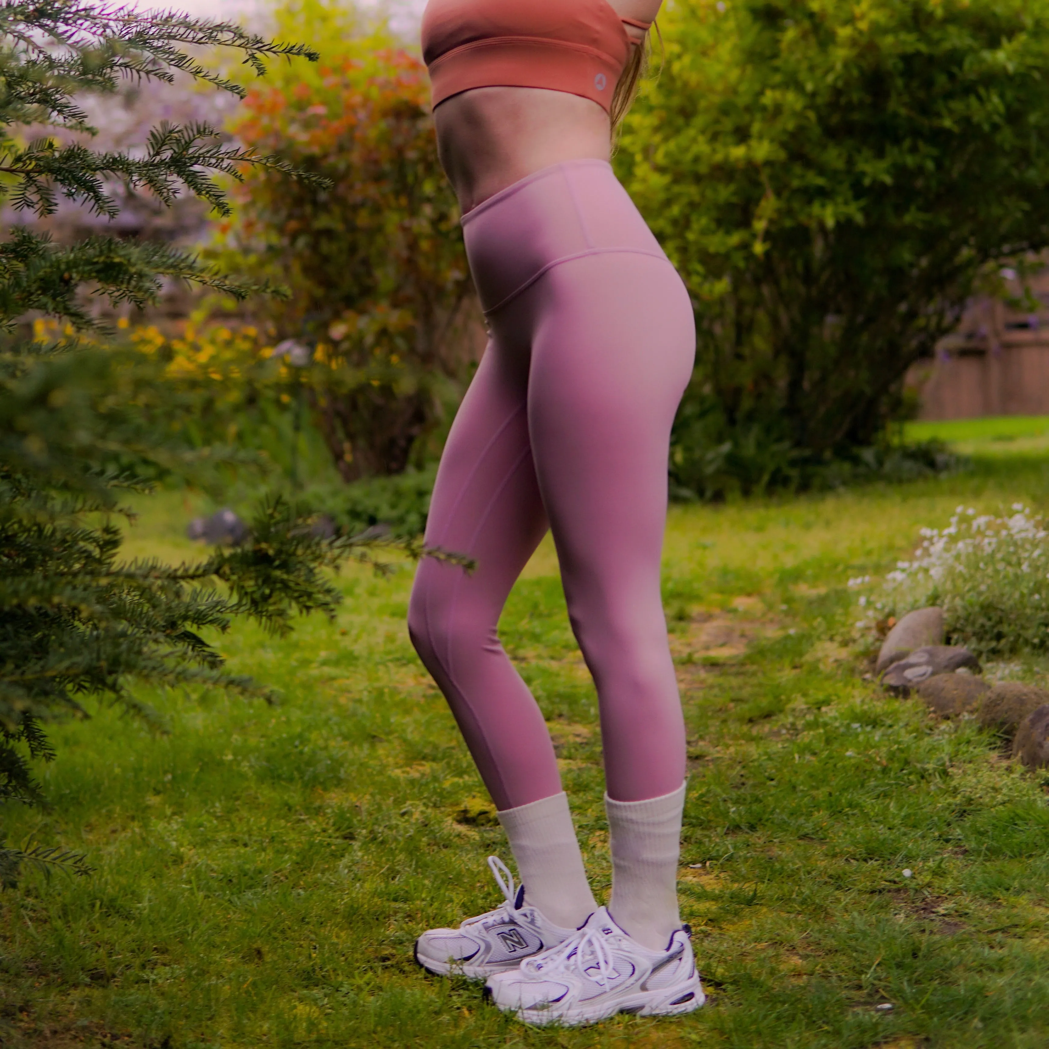 Balance Leggings - Terracotta Pink