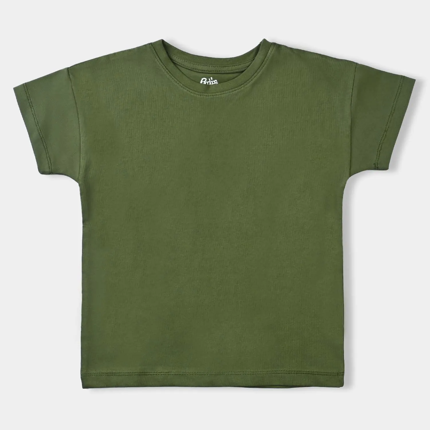 Boys Cotton Jersey T-Shirt H/S Basic-C. Olive