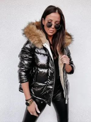 Carishia's Winter Hooded Loose Fitting Short Cotton Coats