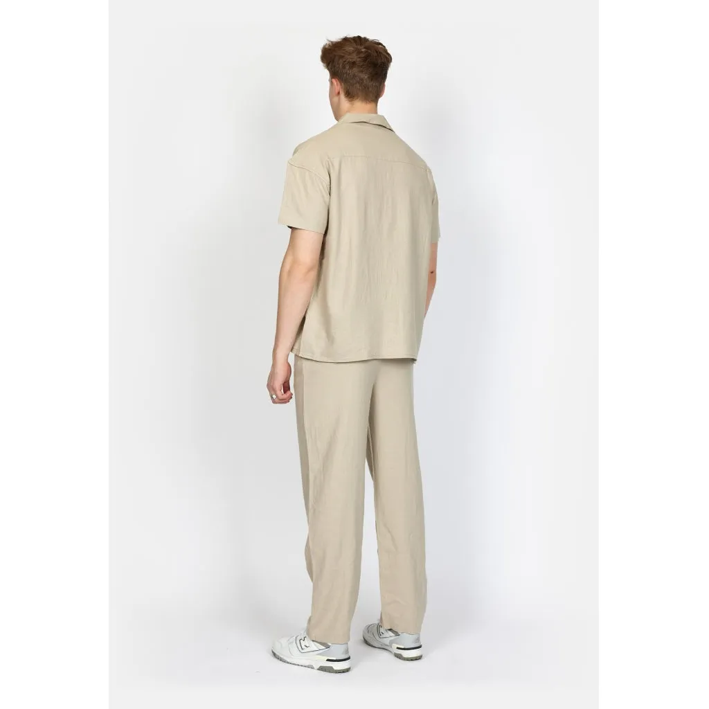 DPBaggy Linen Blend Pants - Roasted Cashew
