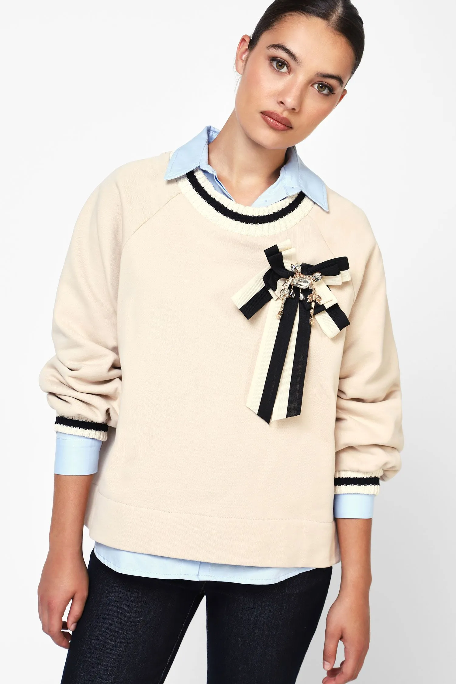 Embellished Sweater