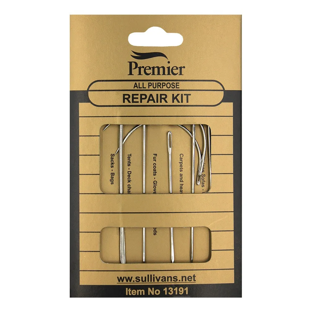 Gold Eye Hand Needles - All Purpose Repair Kit