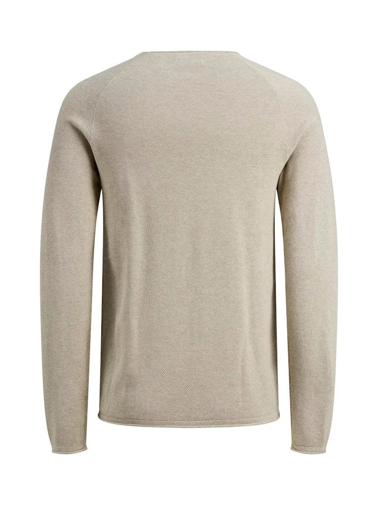 Hill Knit Crew - Oatmeal