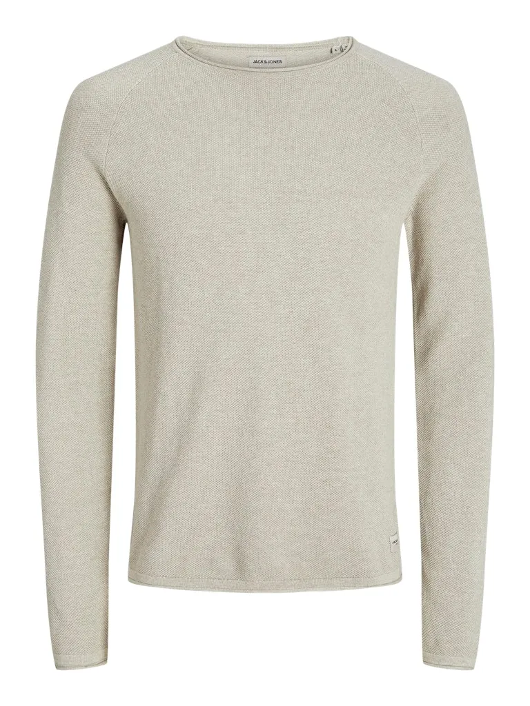 Hill Knit Crew - Oatmeal