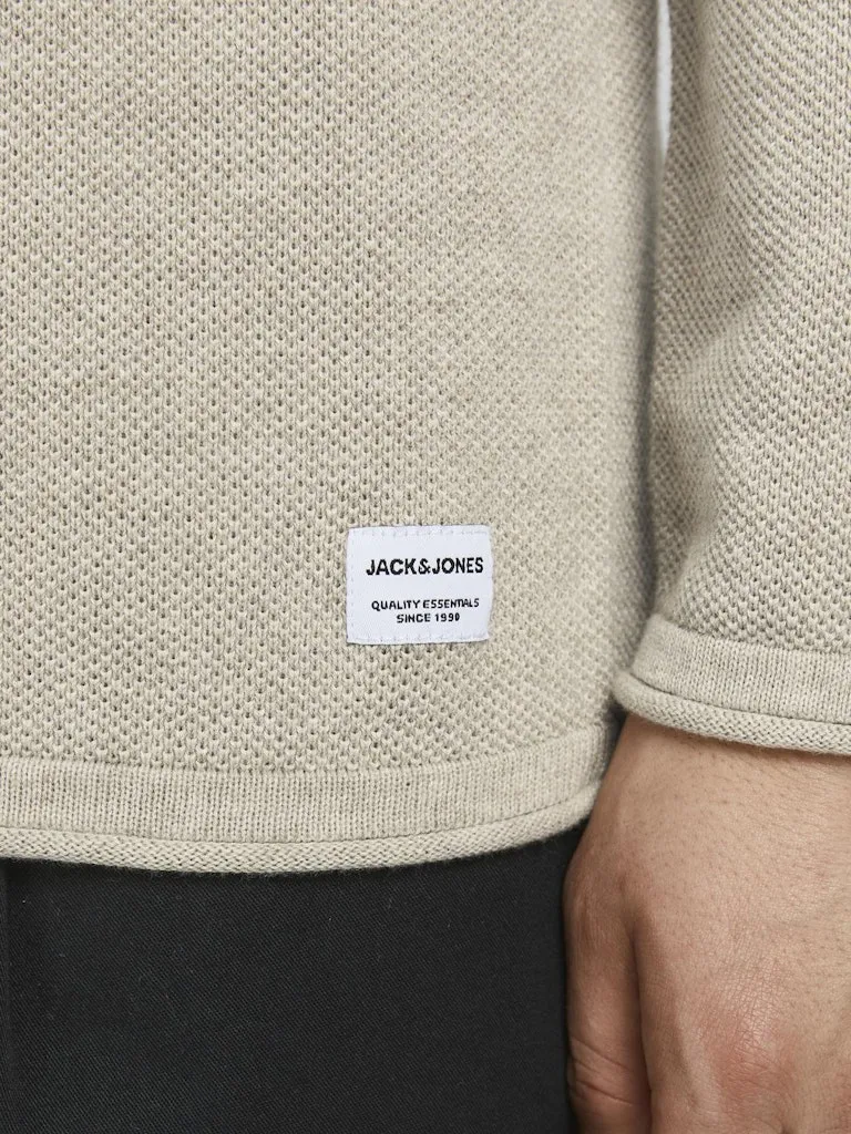 Hill Knit Crew - Oatmeal
