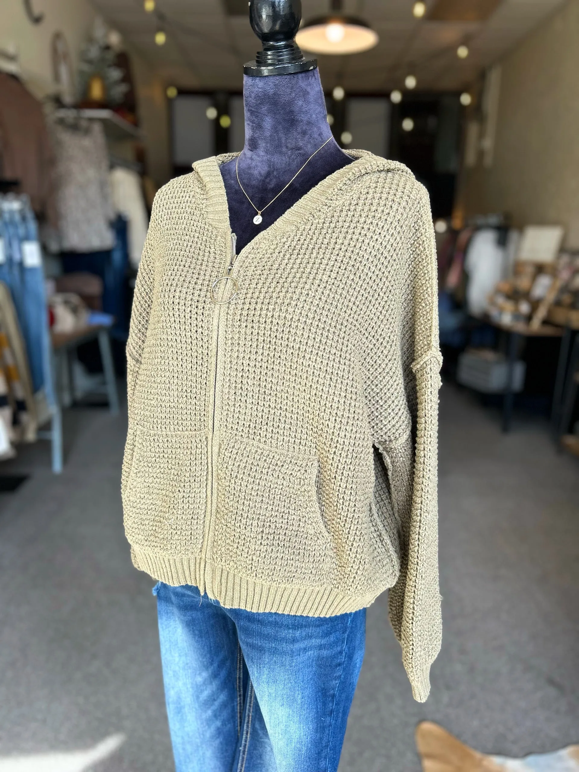 Let 'Em Talk Sweater Jacket