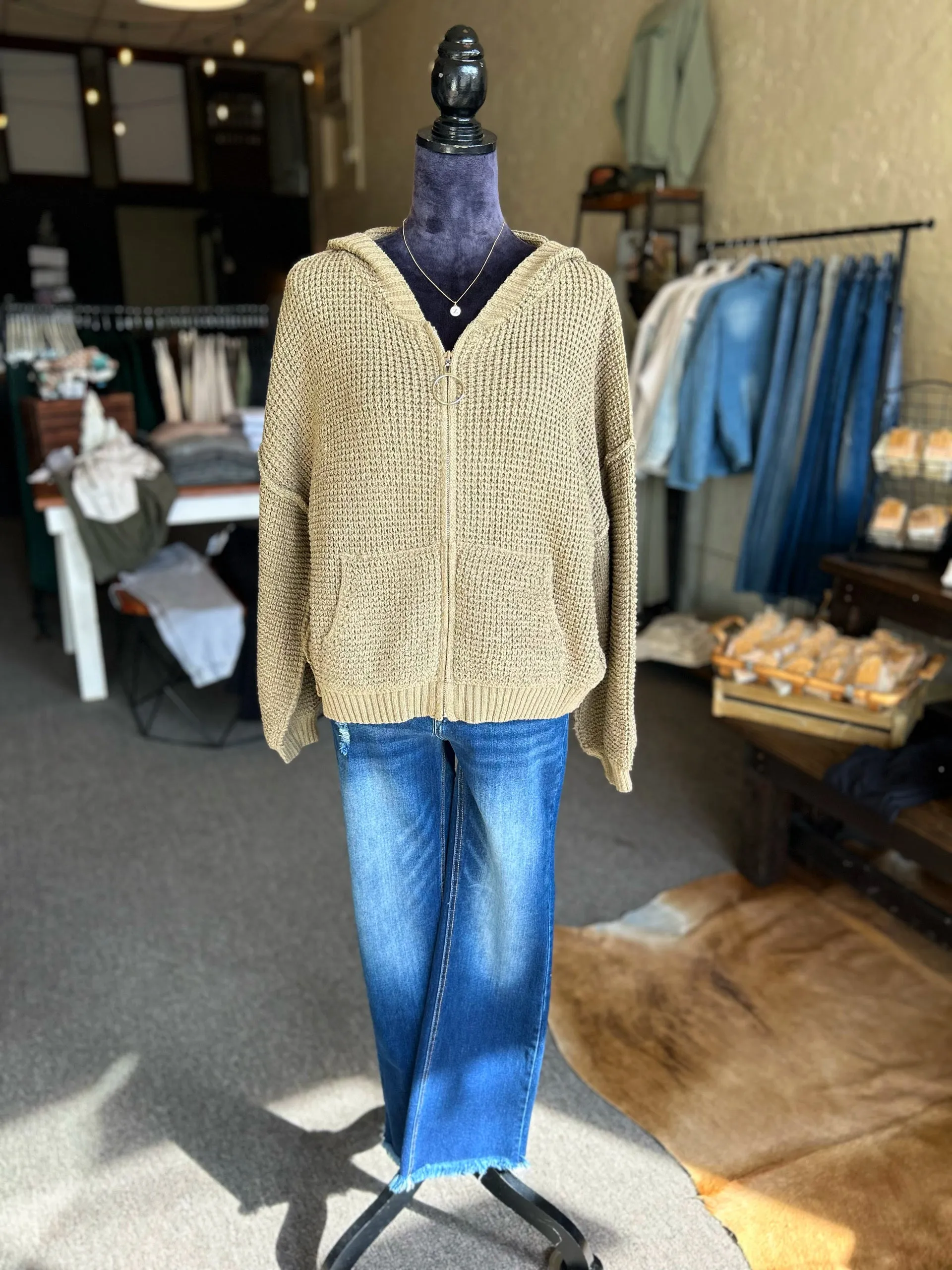 Let 'Em Talk Sweater Jacket