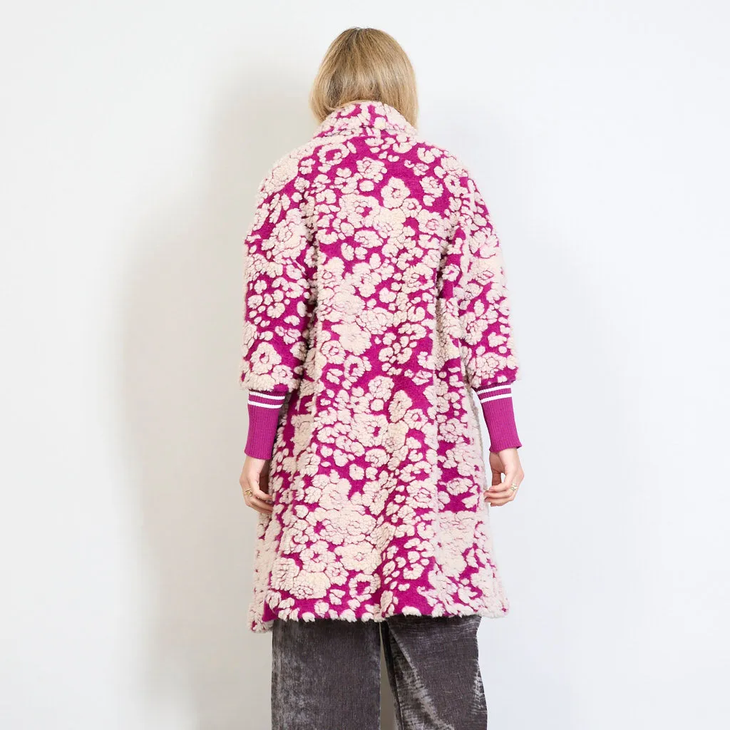 Long sleeves winter coat with elasticated cuffs wholesale