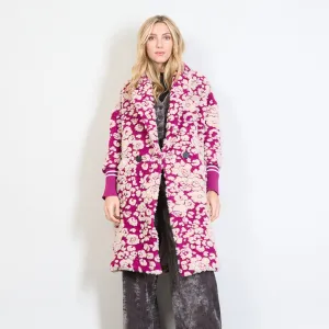 Long sleeves winter coat with elasticated cuffs wholesale