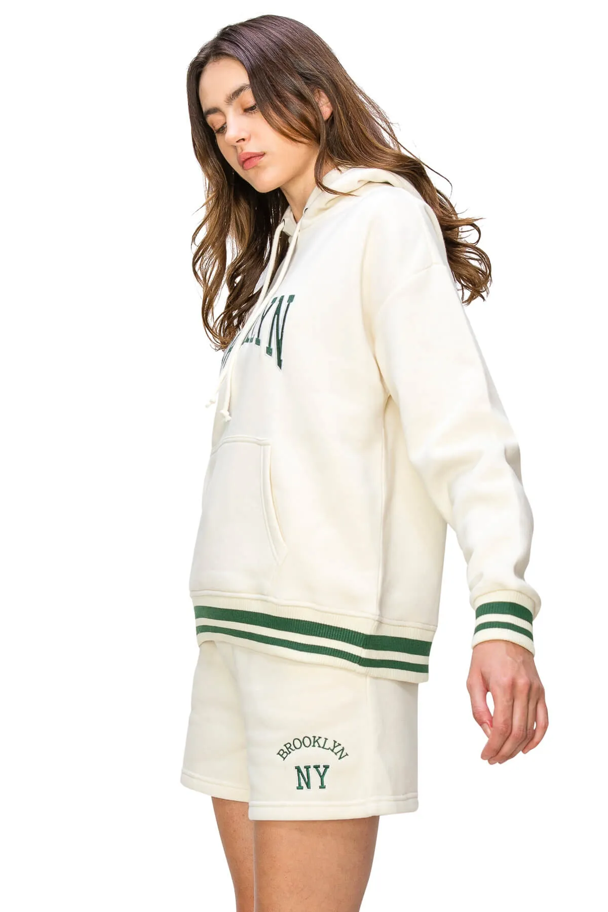 Los Angeles Hoodie Sweatshirts - Cream