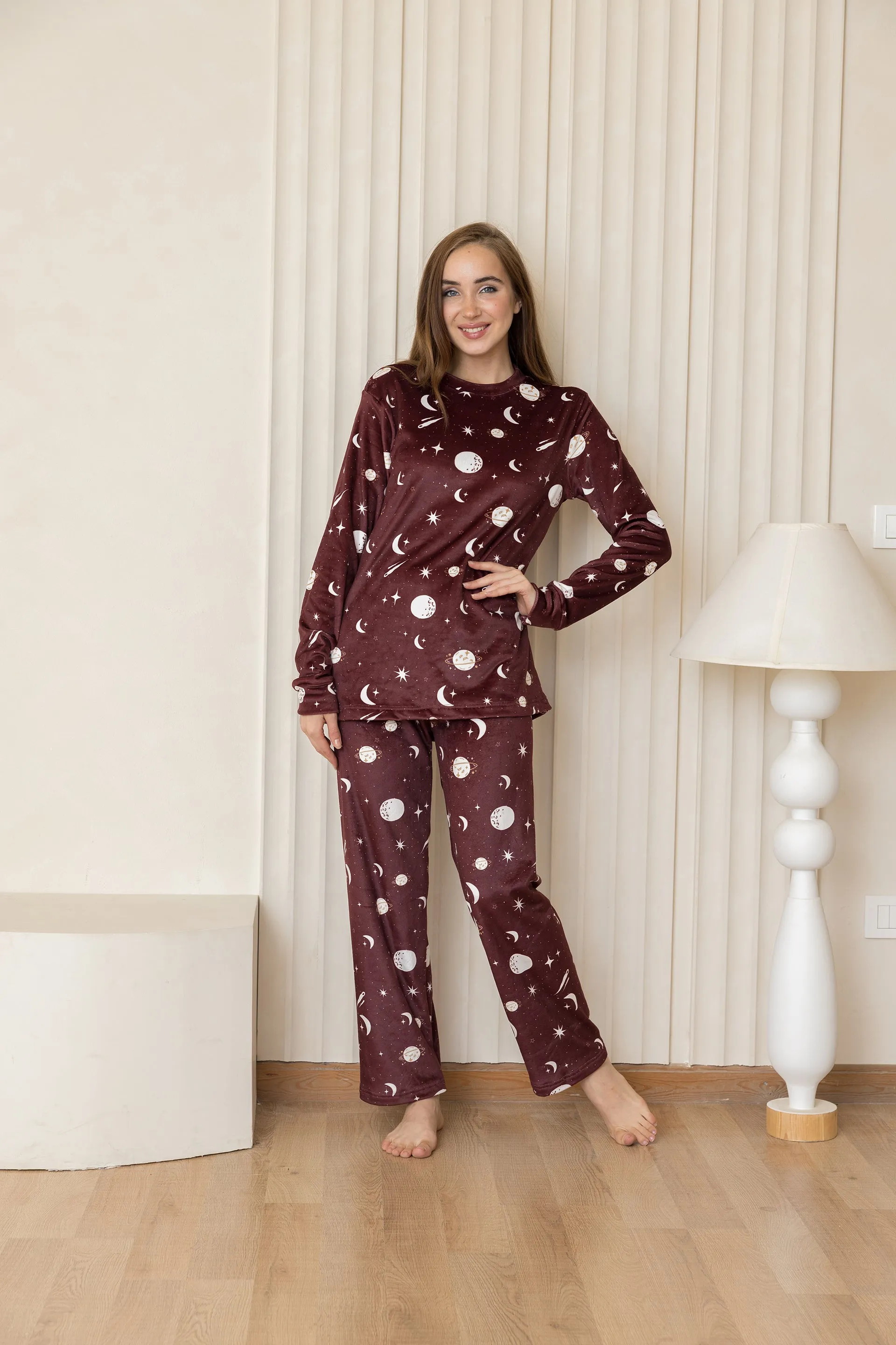 Lunar Pajama Set - Brown