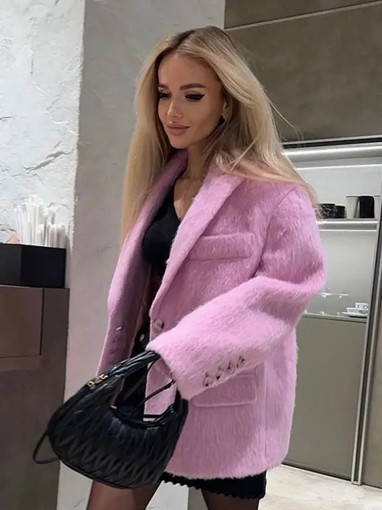 Manhattan Fuzzy Blazer