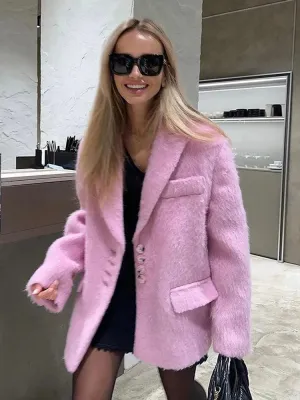 Manhattan Fuzzy Blazer