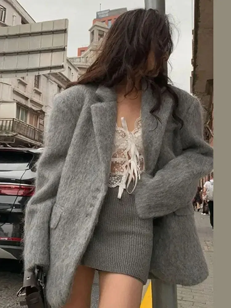 Manhattan Fuzzy Blazer