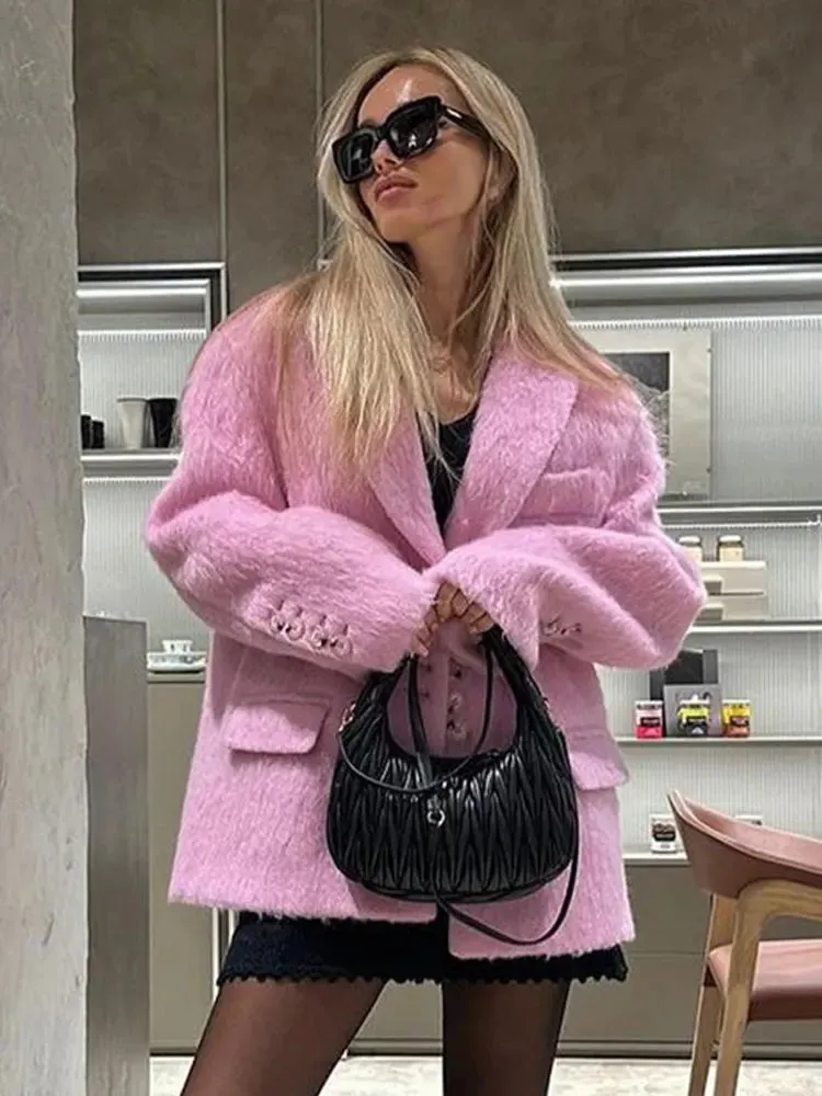 Manhattan Fuzzy Blazer