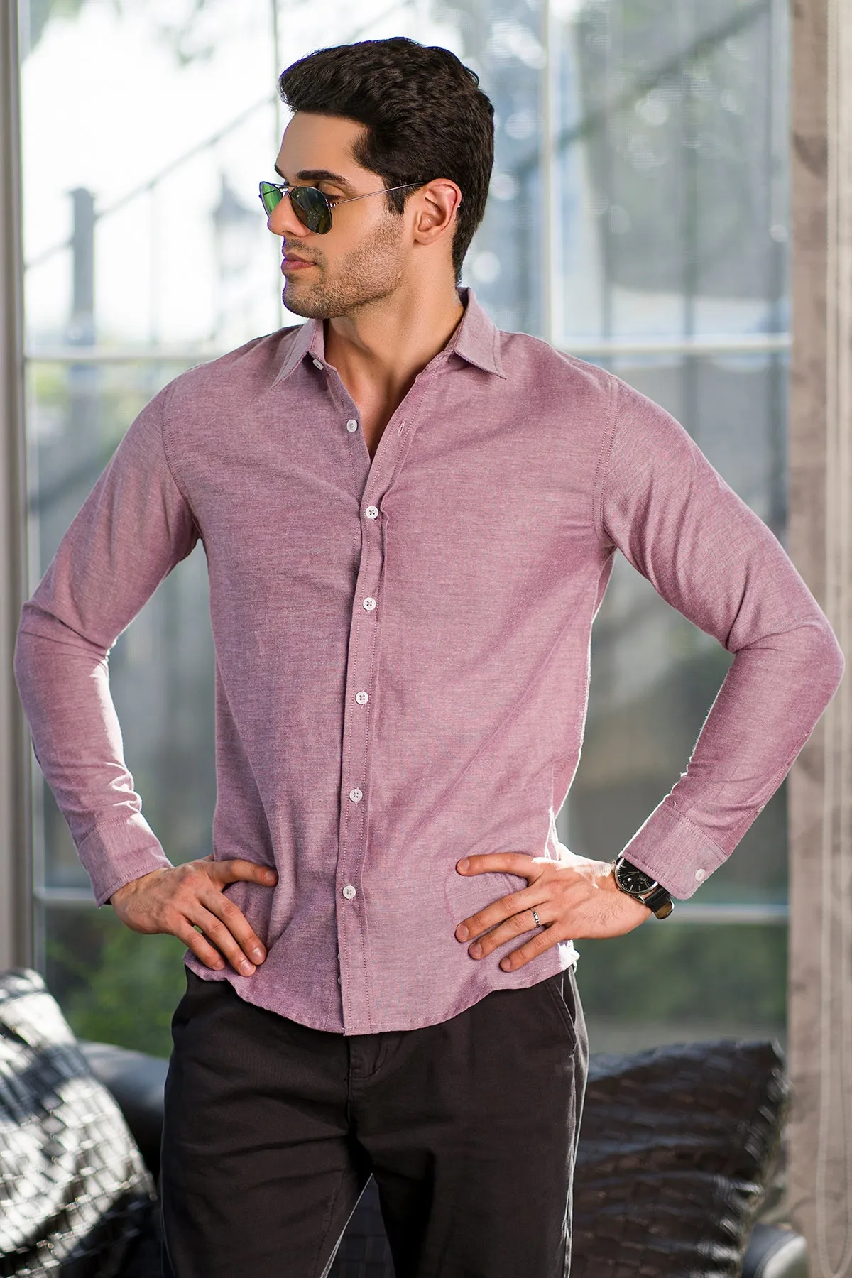 Mens "PILIS" Cotton Regular Fit Casual Shirts