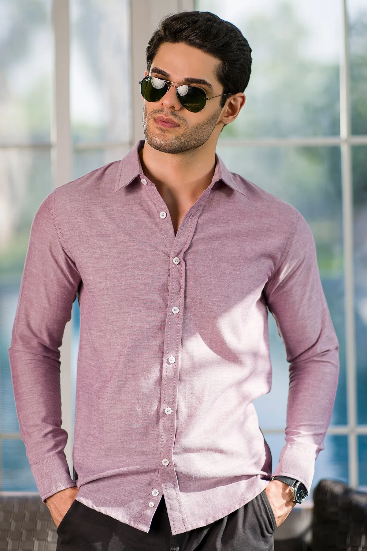 Mens "PILIS" Cotton Regular Fit Casual Shirts