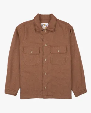 Naked & Famous Denim Over Shirt - Triple Yarn Twist Brushed Flannel / Desert Sunset