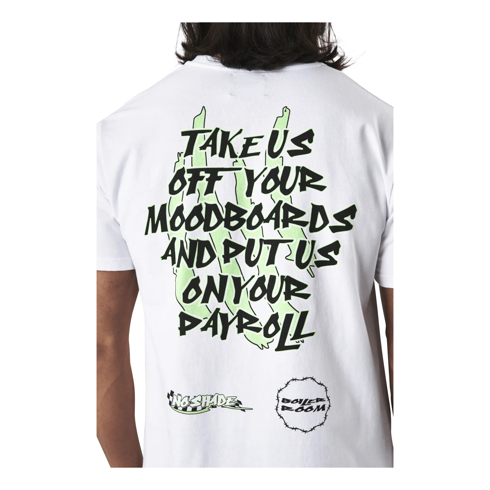 No Shade Collab Tee White