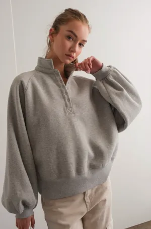 piper snap sweatshirt