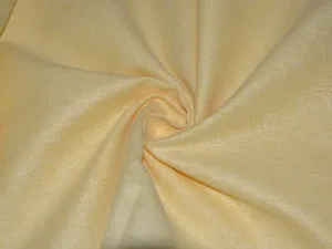 Precut of 1.5 Meter Yellow Loose Weave Superior Cotton Linen Fabric