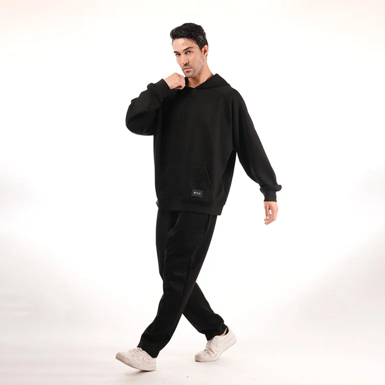 Premium Straight Pants For Men - Jet Black