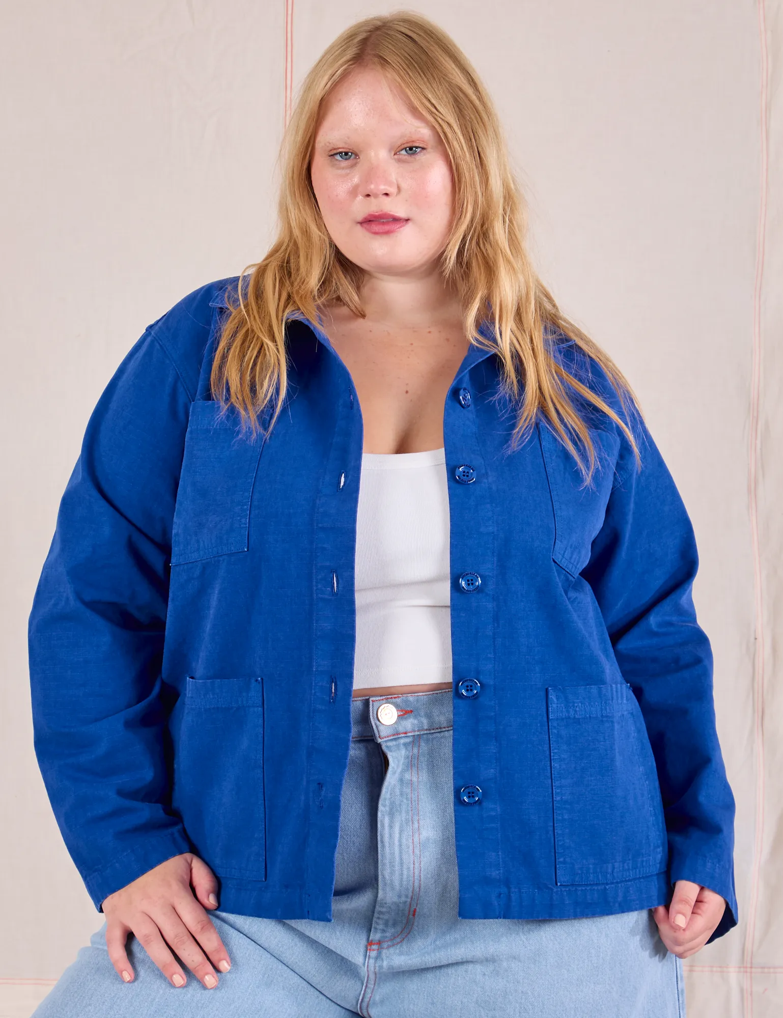 Ripstop Work Jacket - Royal Blue