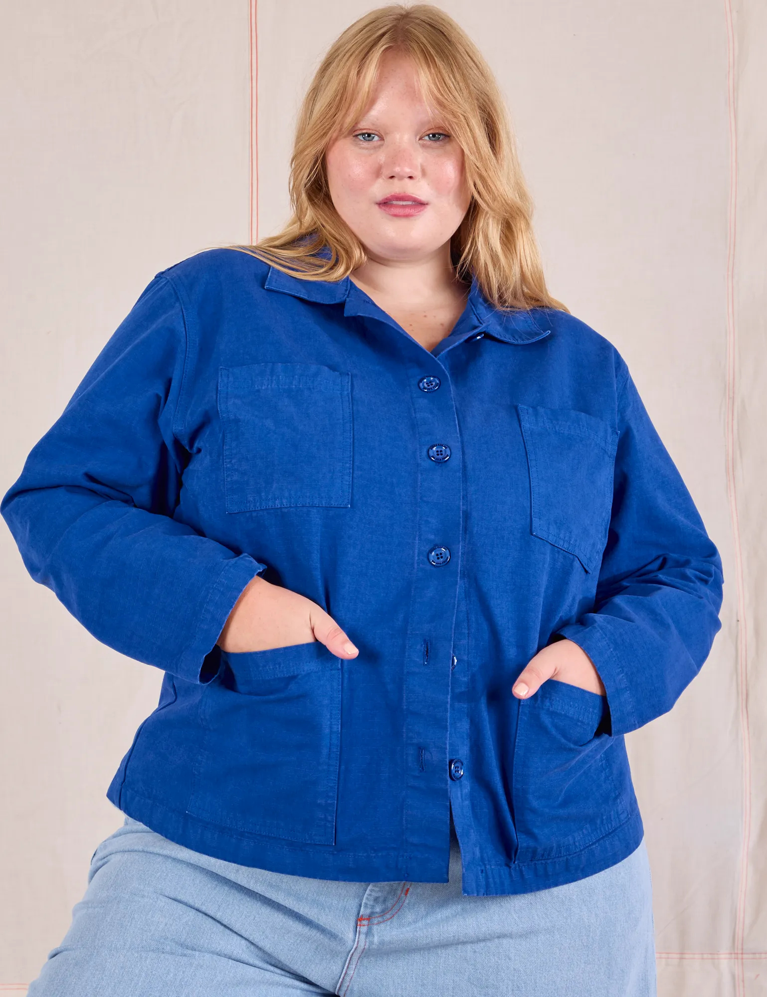 Ripstop Work Jacket - Royal Blue