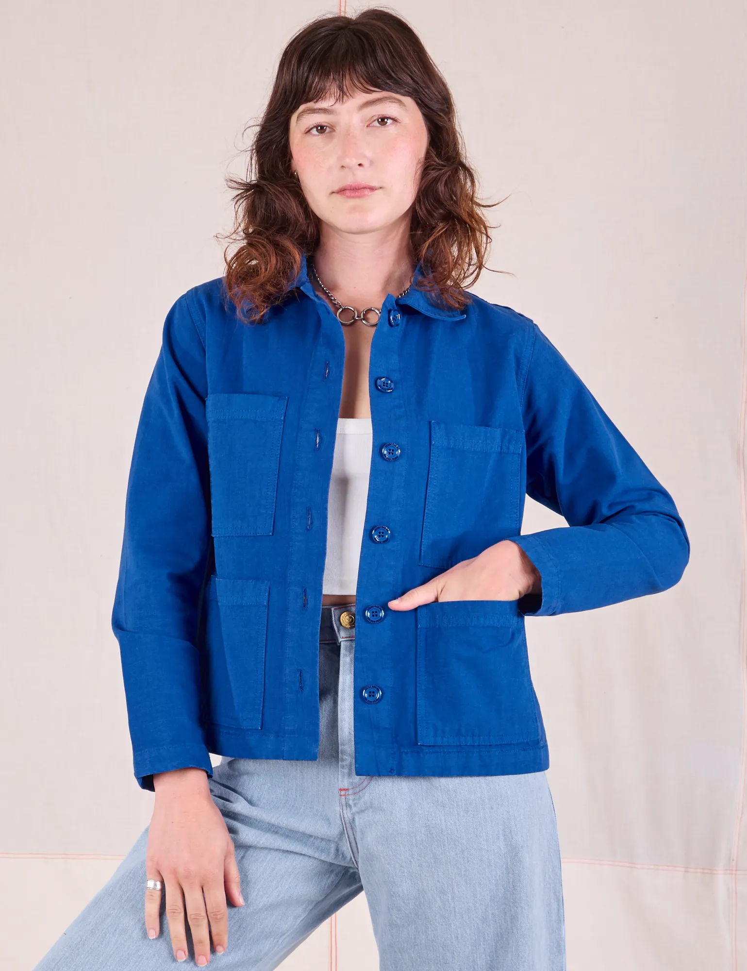 Ripstop Work Jacket - Royal Blue