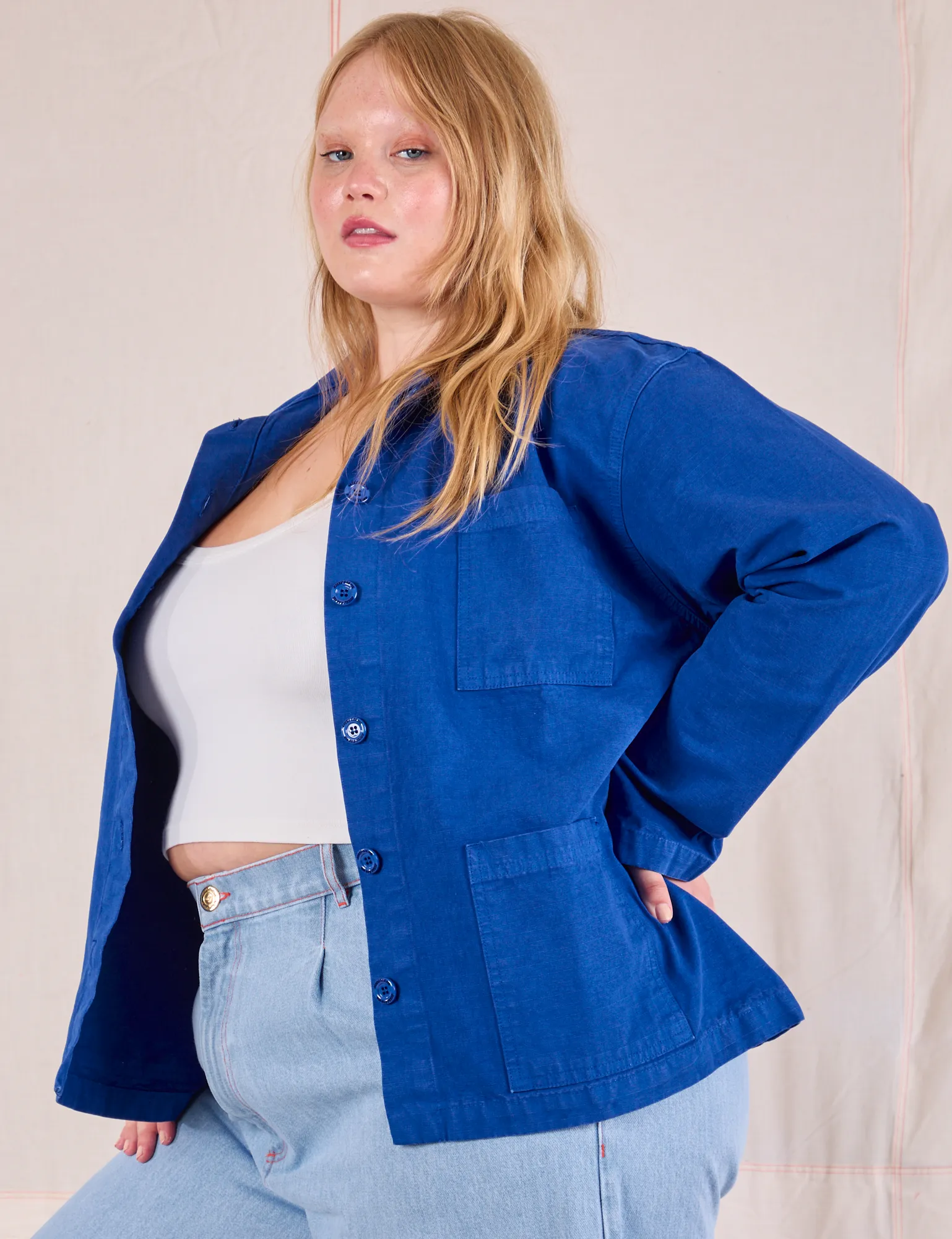 Ripstop Work Jacket - Royal Blue