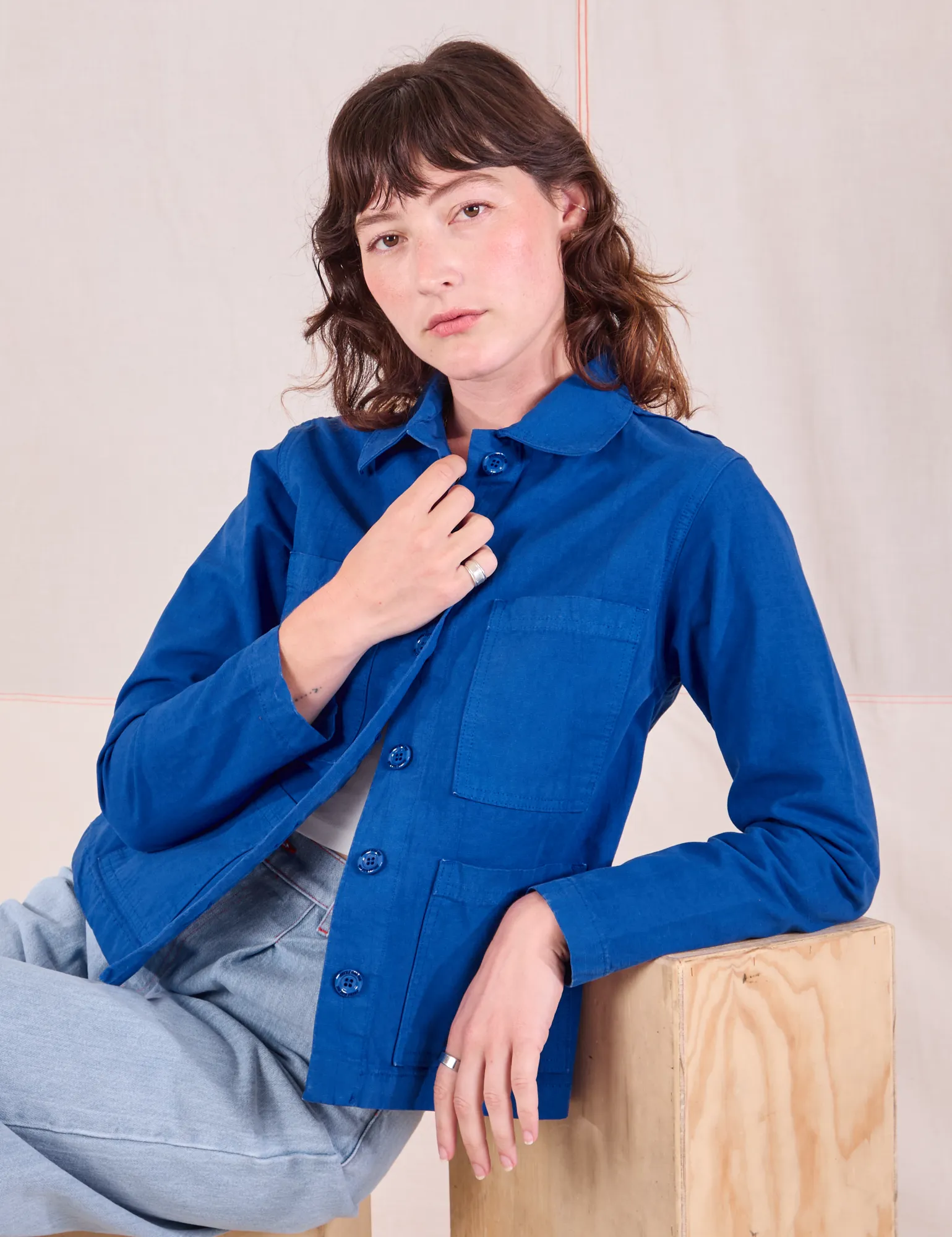 Ripstop Work Jacket - Royal Blue
