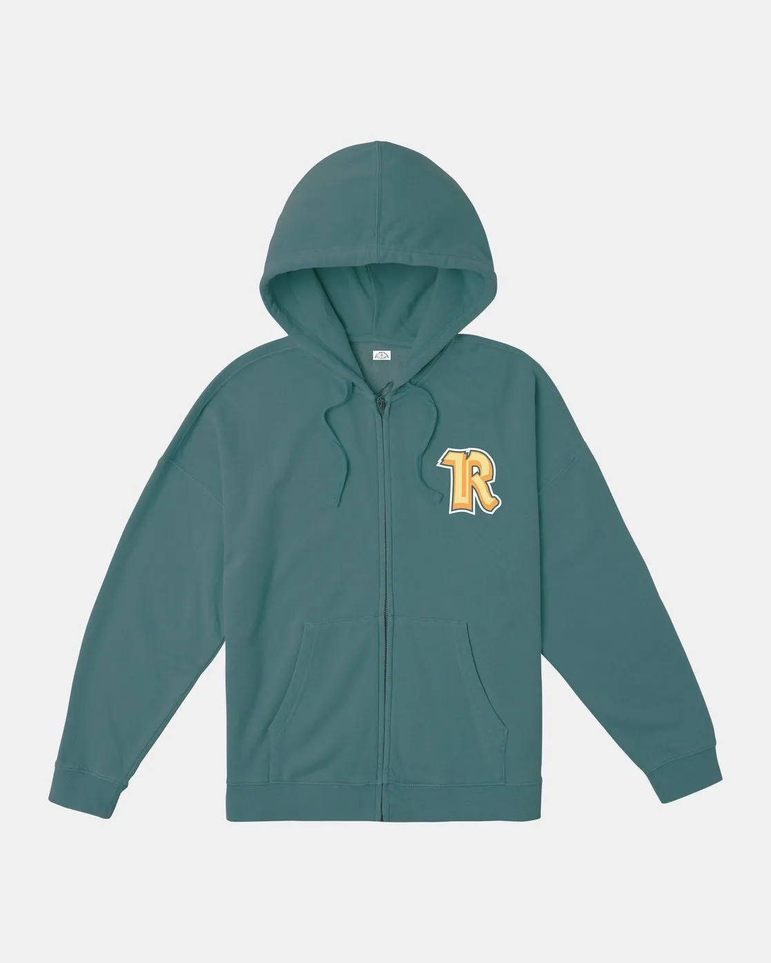 Rose Machado Thrift Zip Hoodie - Teal