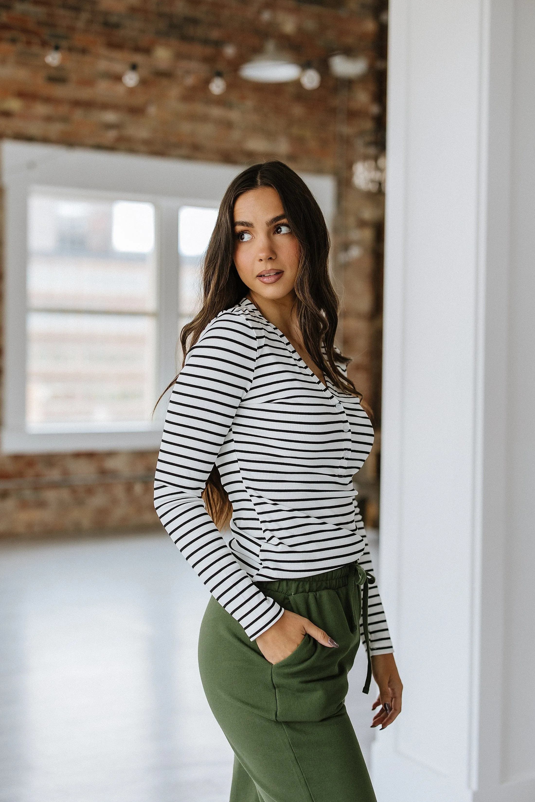 SALE - Lance Long Sleeve Top | Size XL