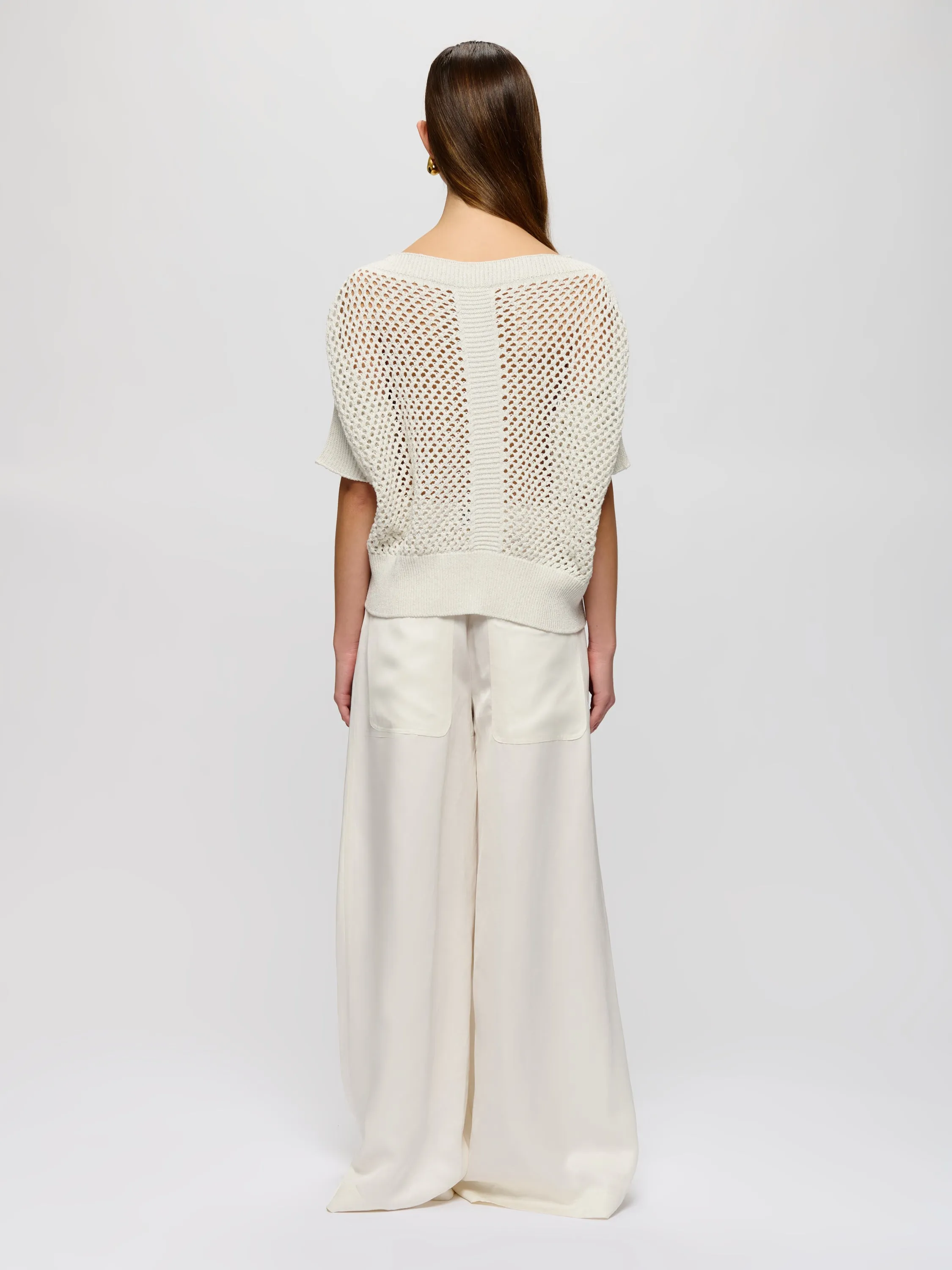 Shiny Crochet Sweater