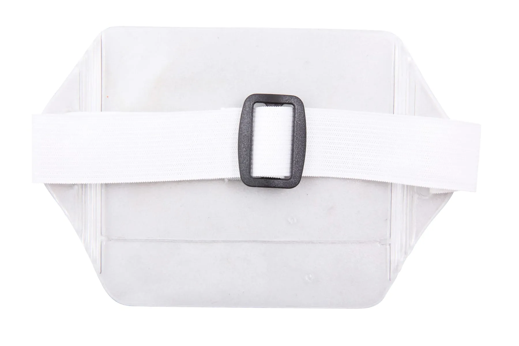 SICURIX Armband Badge Holders Horizontal Elastic Strap CLEAR (66885)