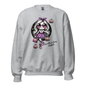 Spooktacularly Stylish - Halloween Sweatshirt - Fun Halloween Sweatshirt