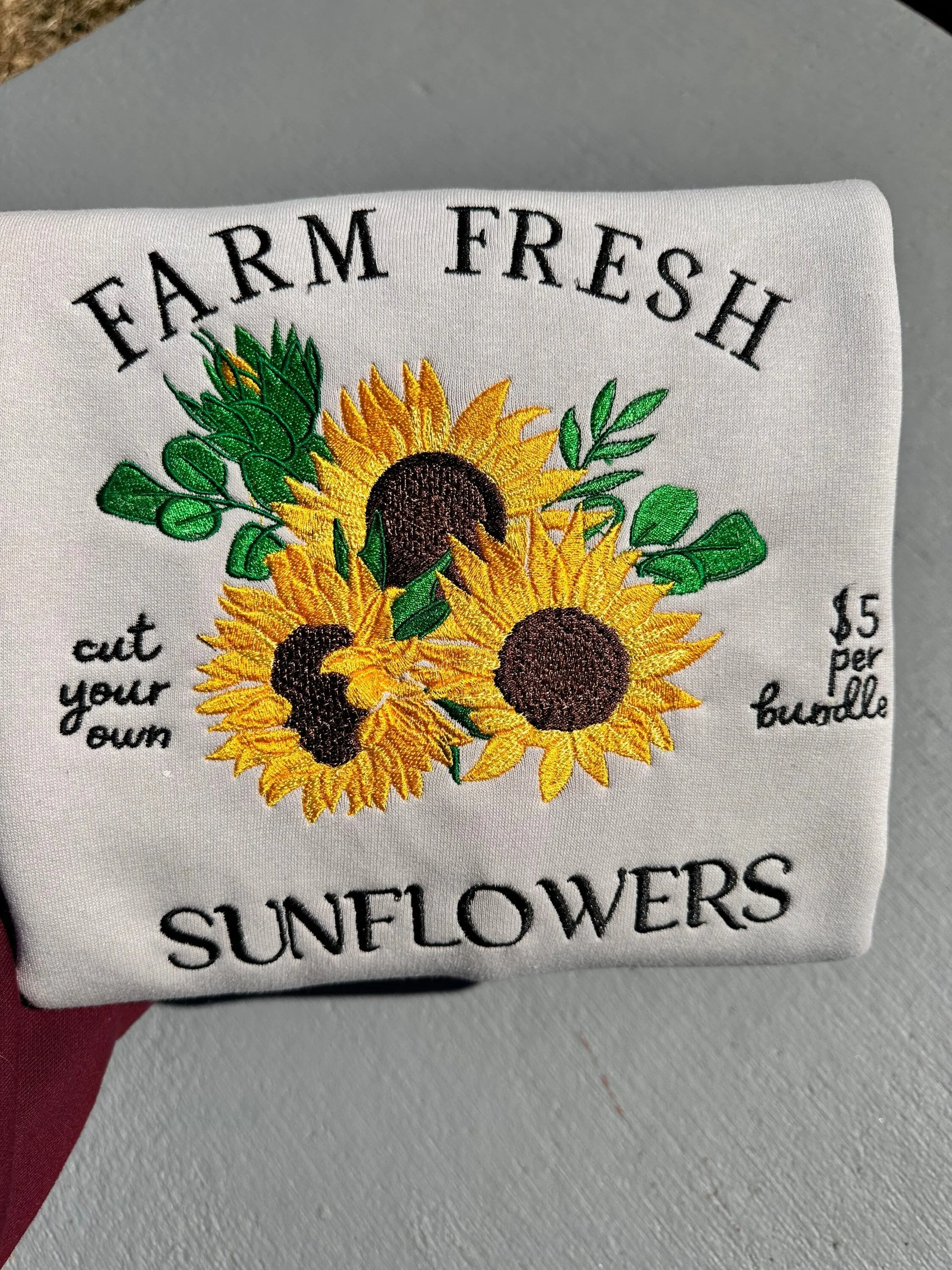 Strawberry Lemonade Embroidered sweatshirts