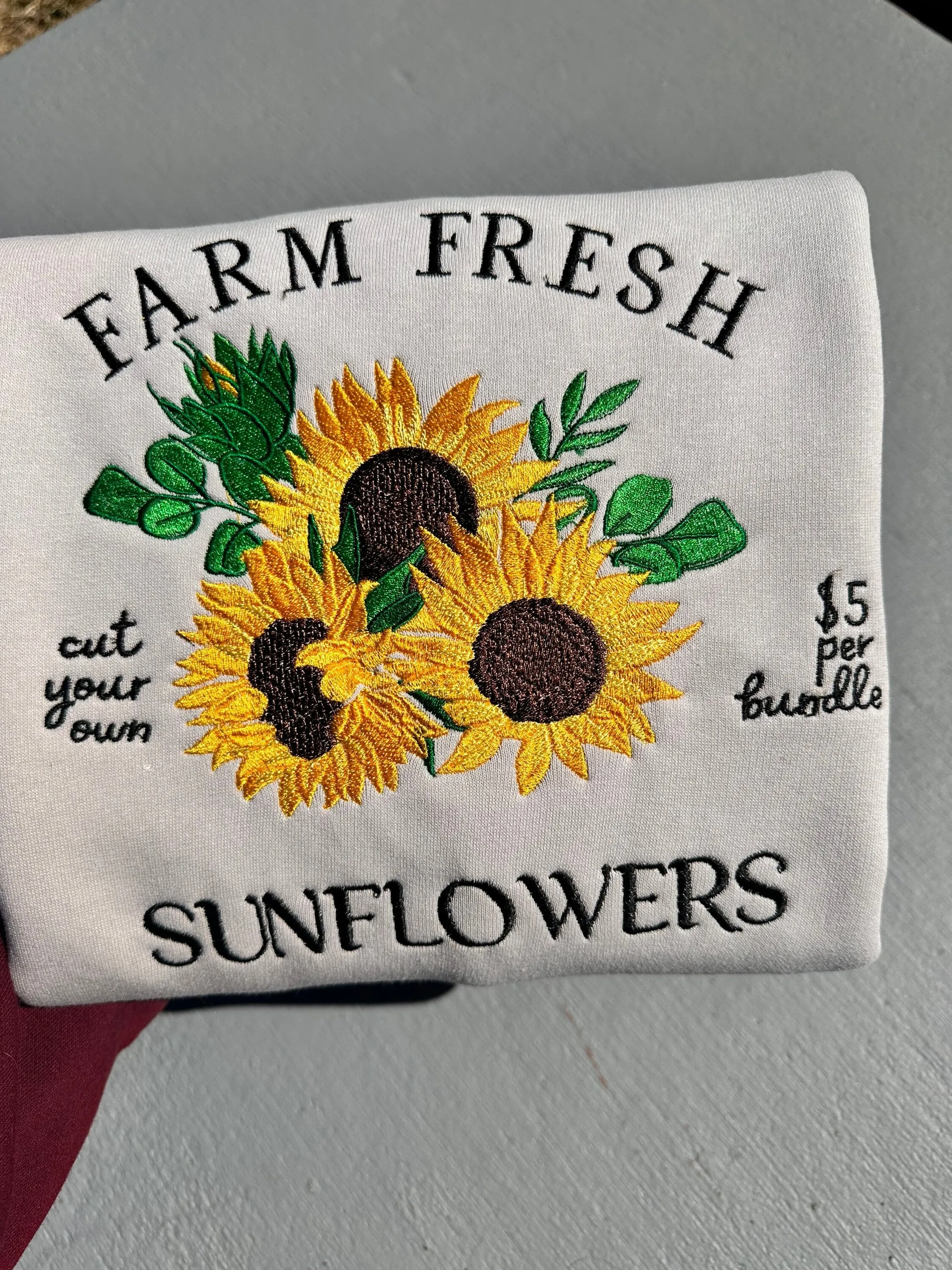 Strawberry Lemonade Embroidered sweatshirts