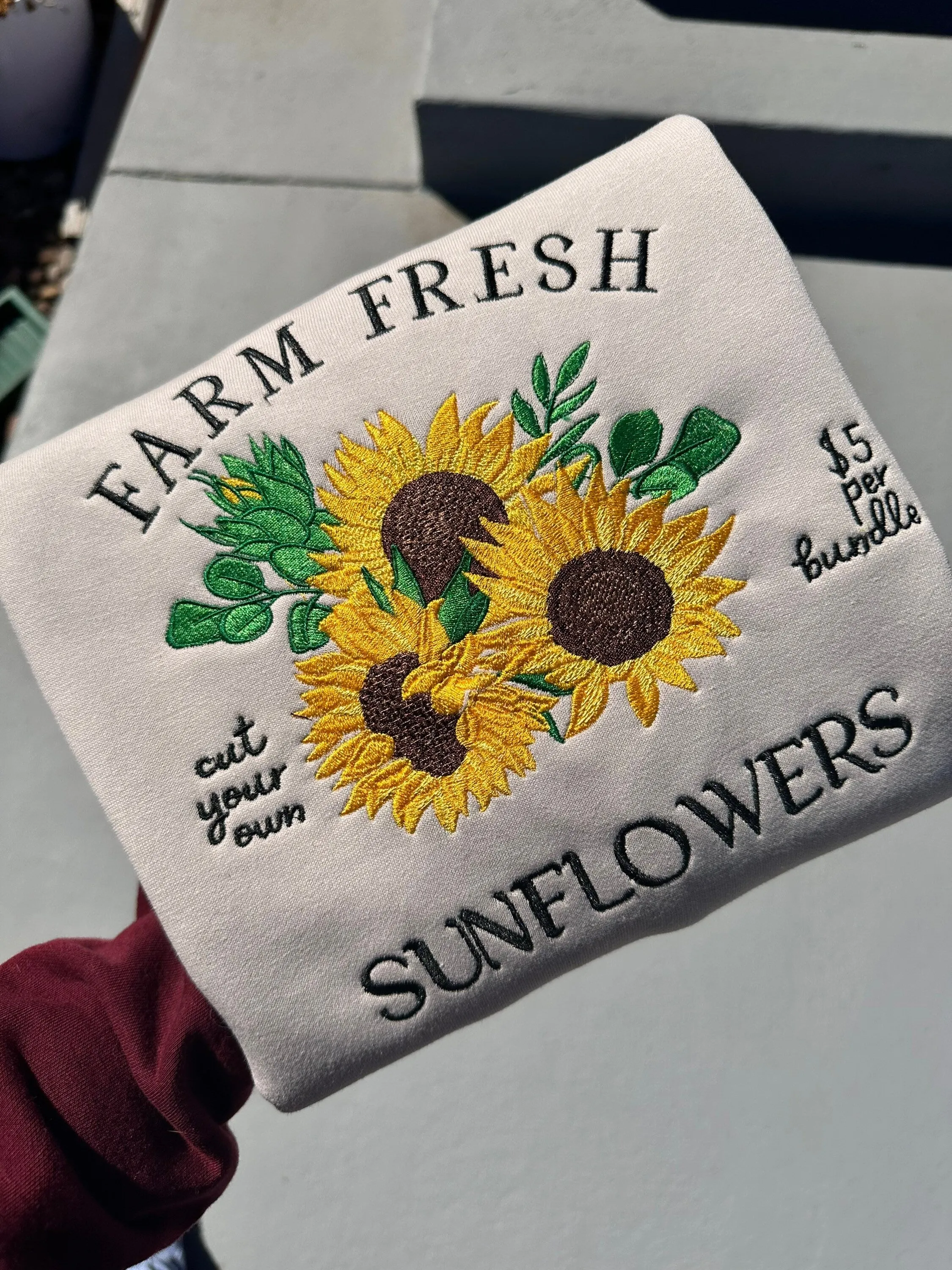 Strawberry Lemonade Embroidered sweatshirts
