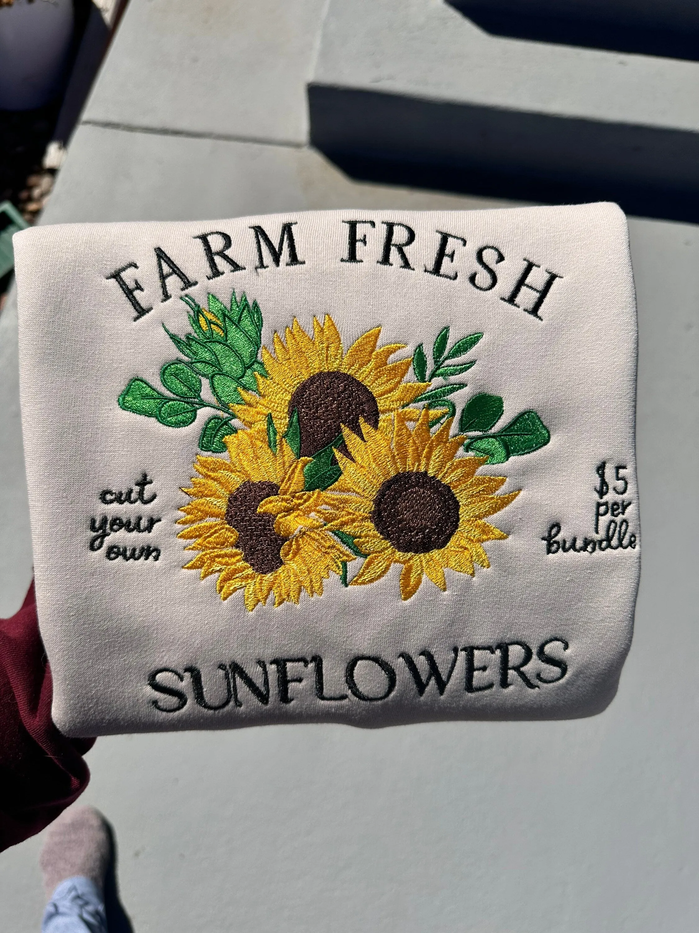 Strawberry Lemonade Embroidered sweatshirts