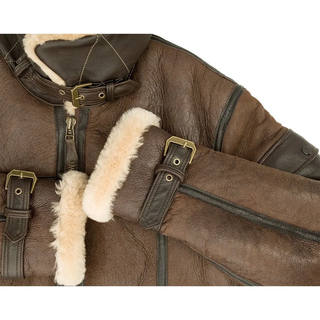 Super fortress bomber Coat | Shearl Fur Coat Mens
