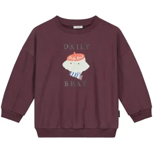Sweater Craby Cat Soft Purple