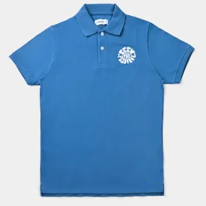 Teens Boys Lycra Pique Fashion Polo Seek The Positive-Sea port