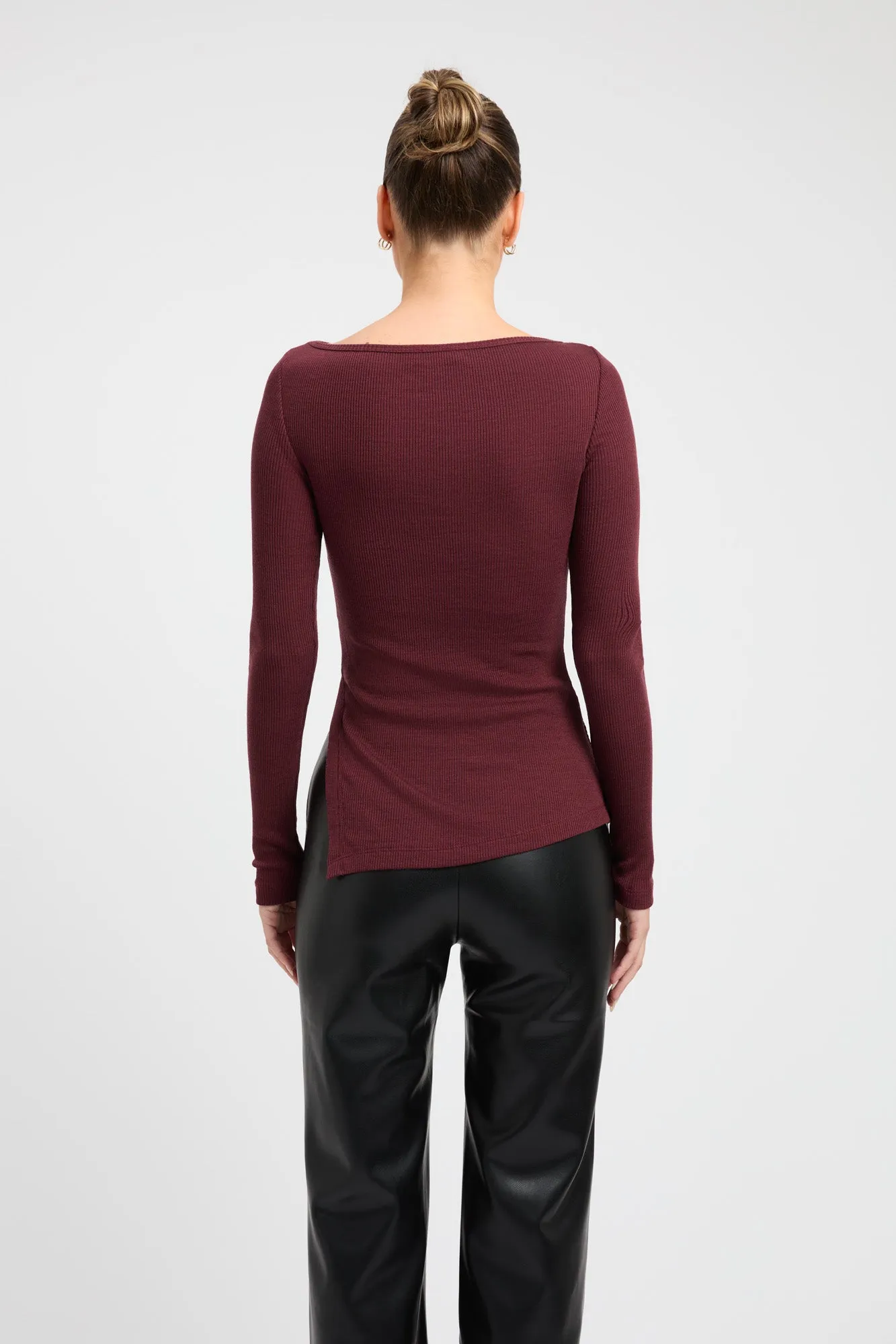Theo Merino Wool Long Sleeve Top