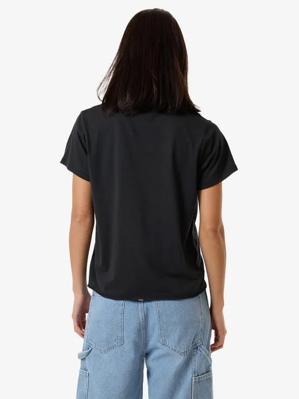 THRILLS Minimal Thrills Relaxed Tee - FADED BLACK