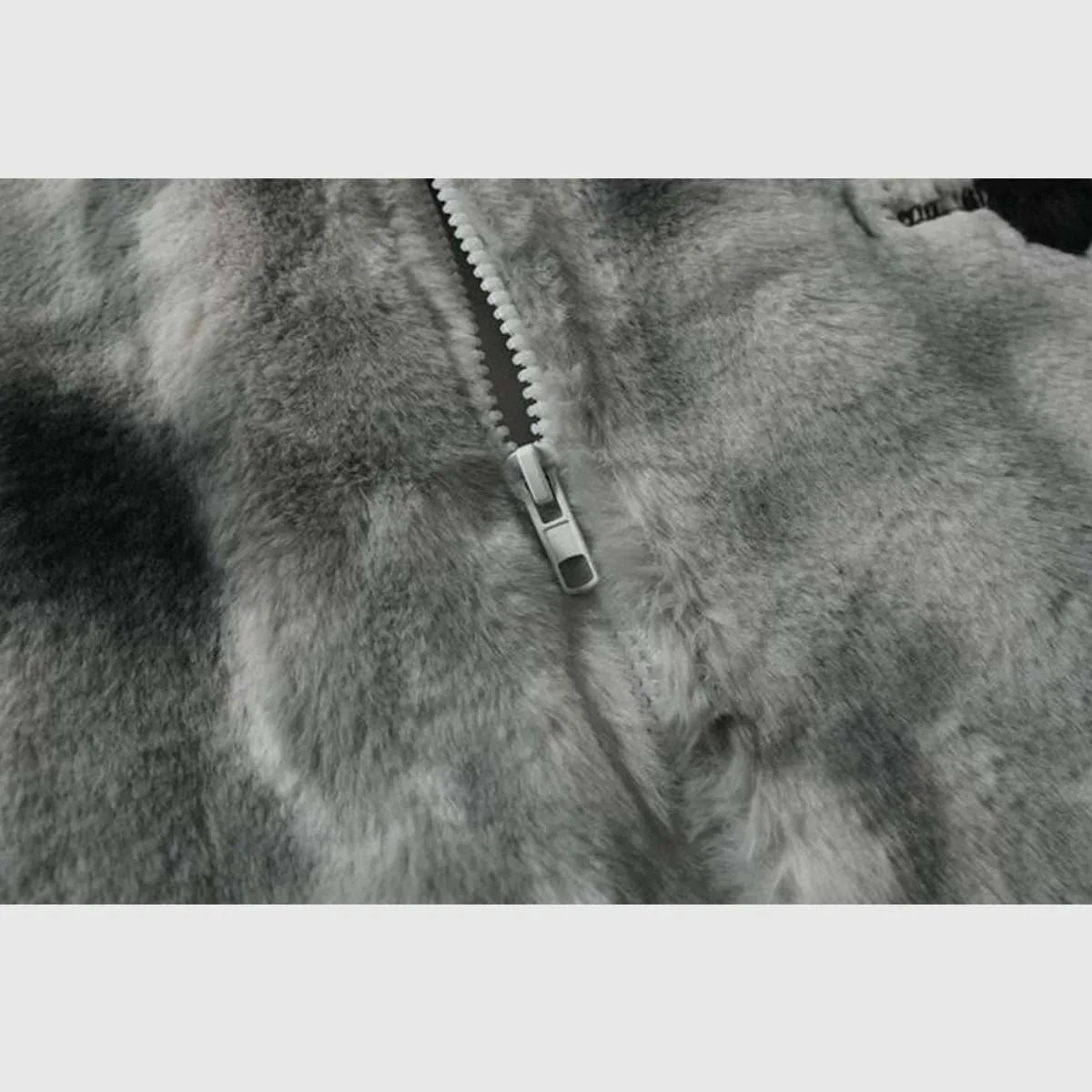 Tillbuy Tie-Dye Sherpa Coats